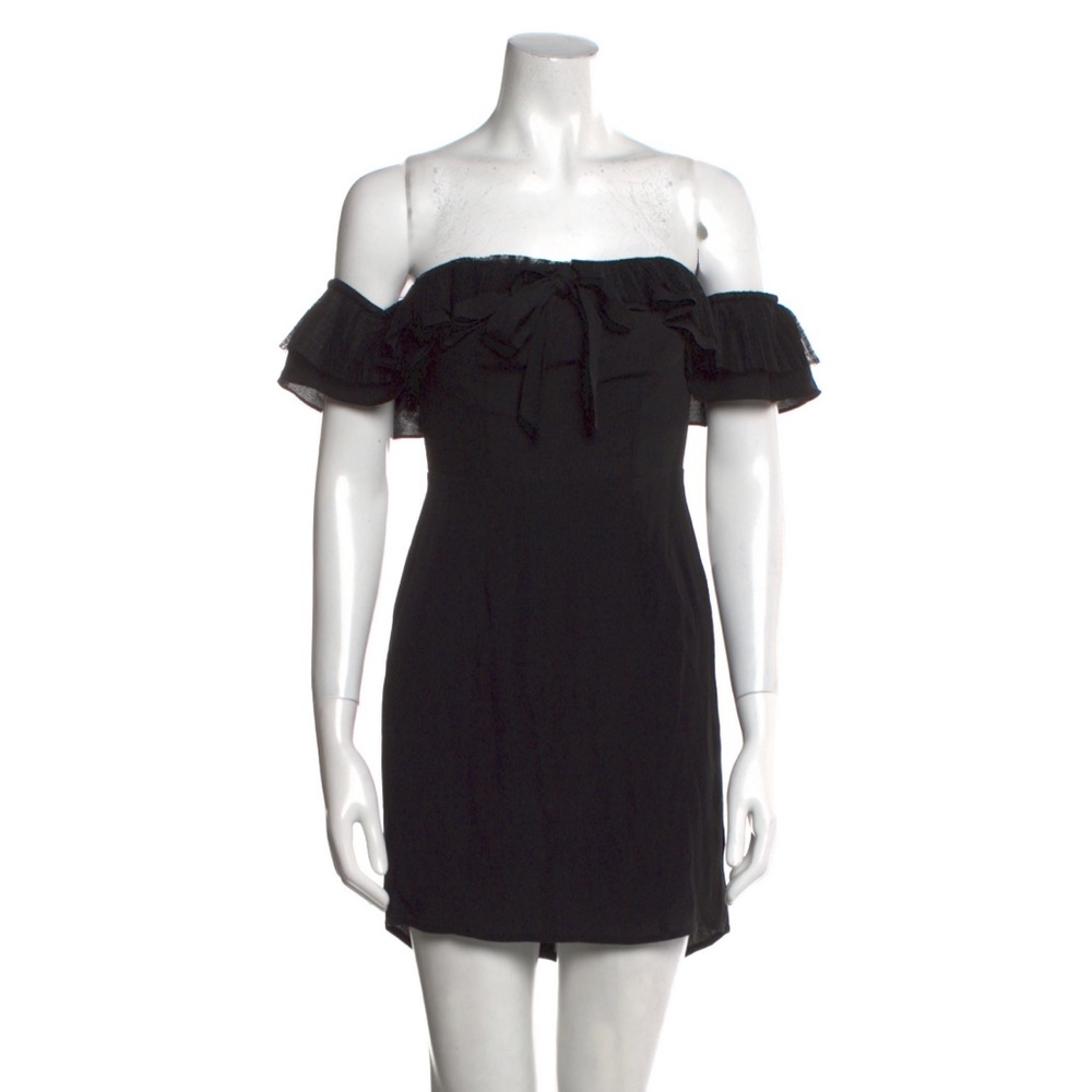 For Love and Lemons Off-Shoulder Mini Dress